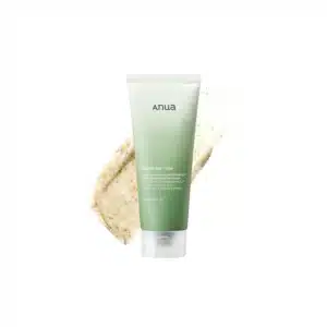 ANUA Heartleaf Quercetinol Pore Deep Cleansing Foam 150ml - A gentle facial cleanser formulated with heartleaf extract and salicylic acid, designed to deeply cleanse and soothe oily and acne-prone skin. The lightweight foam texture effectively removes impurities while maintaining hydration, making it ideal for humid climates.