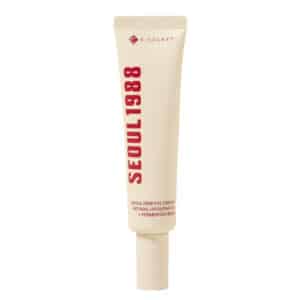 30 ml jar of SEOUL 1988 Eye Cream — Retinal Liposome 4% + Fermented Bean on a white background, showing sleek amber packaging with silver lid and product label facing forward.
